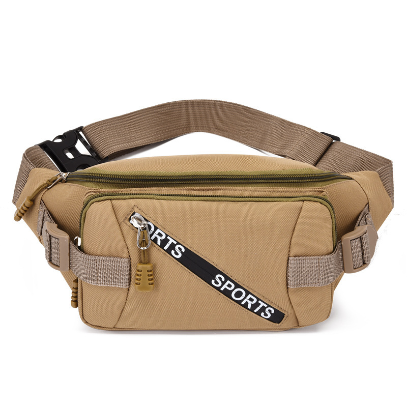 Deportes al aire libre multifunción anti-salpicaduras de agua cajero negocio bandolera bolsa de pecho para hombres y mujeres para trabajar resistente al desgaste de gran capacidad