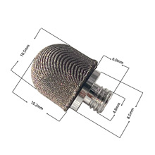 伸縮教鞭筆替換頭 M5牙導電纖維布植絨布觸控筆頭