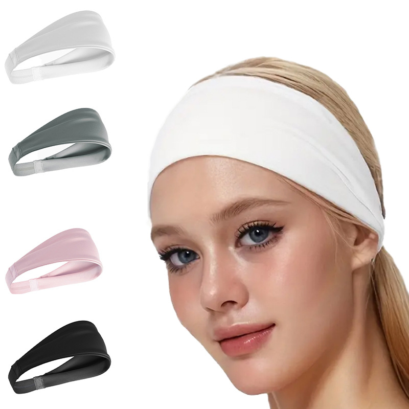 Sports Headband Sweat Absorbing Running Fitness Headband Yoga Headband Basketball Headband Tennis Sports Headband for Men and Women
