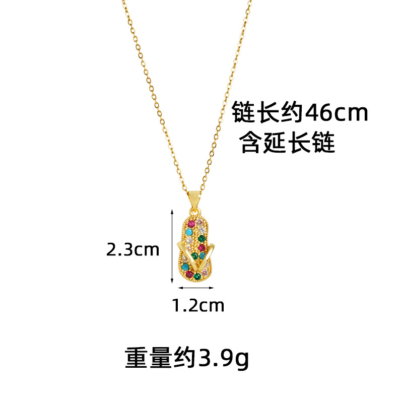 Nuevo diseño de collar de oro de arena vietnamita sensación de diamantes zapatillas pendientes mujeres nicho no se desvanecen joyas al por mayor