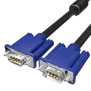 Кабель vga с магнитным кольцом VGA3 6 кабель для передачи данных полностью медный общий пар материнский монитор vga соединительный кабель видео кабель