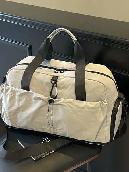 Large-Capacity Short-Distance Travel Bag for Women, Dry and Wet Separation Sports Fitness Bag, Travel Storage Luggage Bag, Business Trip Commuter Bag