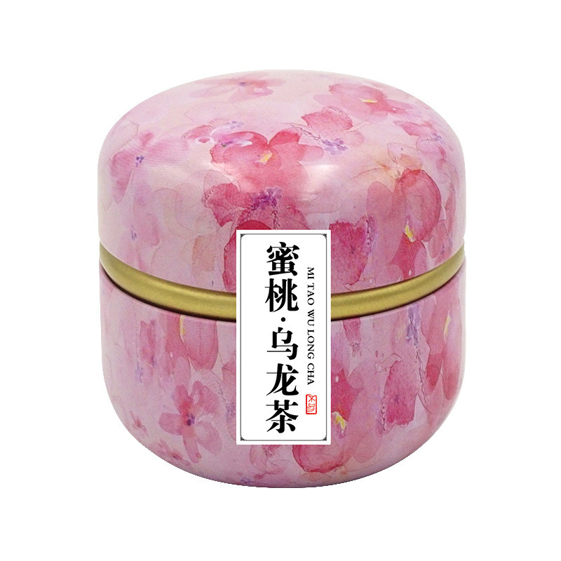 妇女神节礼品蜜桃桂花乌龙茶玫瑰红茶铁罐装水果礼盒养生花茶批发|undefined