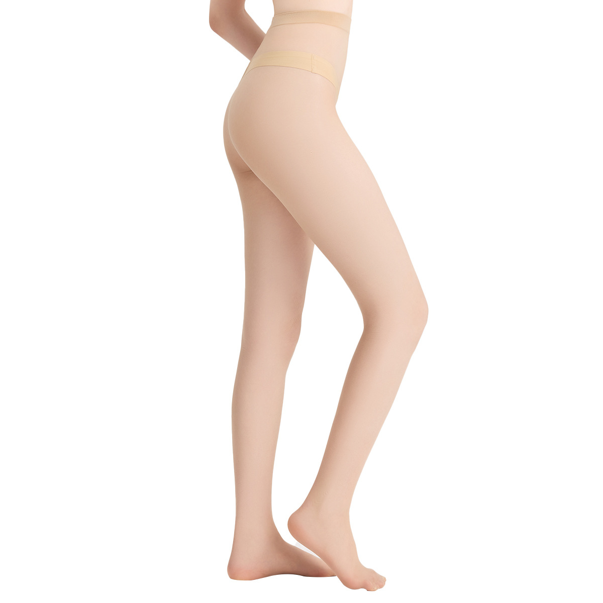 Medias para mujer, estilo fino de verano, transpirable, gordo MM, sin archivos, medias de gran tamaño, pantimedias de piel sin costuras anti-gancho, al por mayor