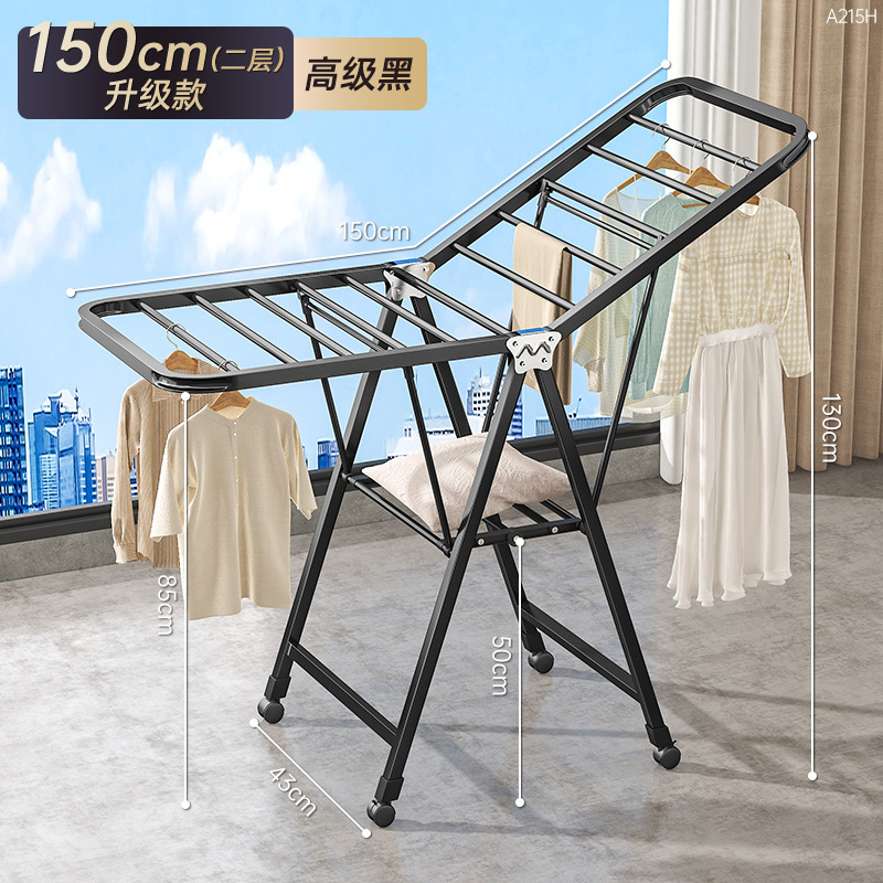 Balcón doméstico móvil varilla de secado interior multifuncional colcha de secado artefacto de suelo percha de secado