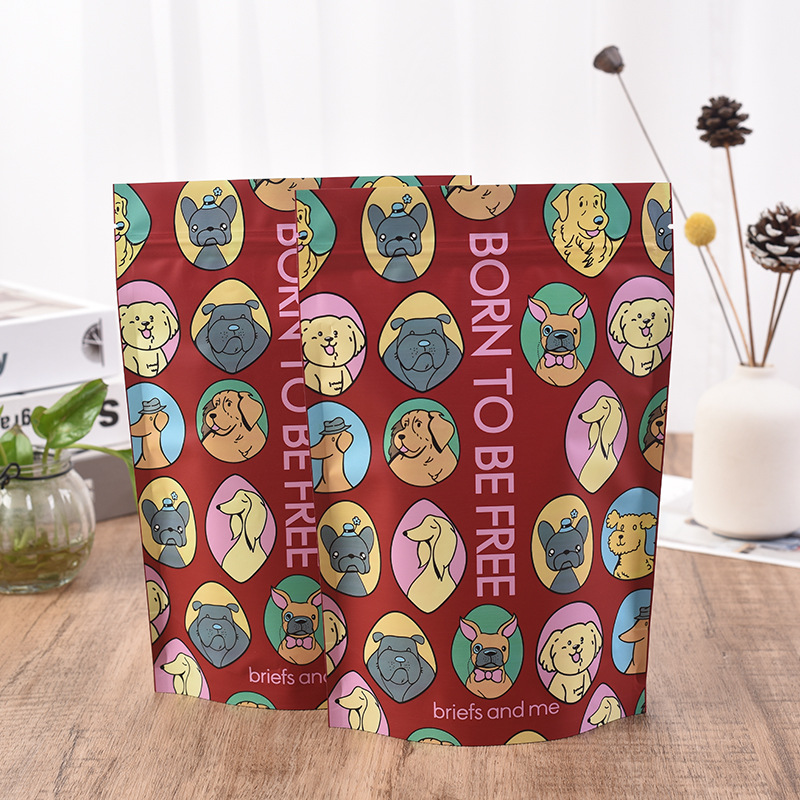 宠物零食包装袋批发休闲食品自立自封袋 坚果茶叶密封铝箔塑料袋