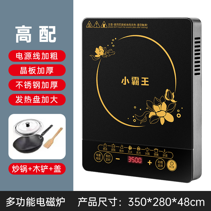 스테인레스 스틸 엣지 + 가변 주파수 가열 + 3500W 전력 + 웍 포함