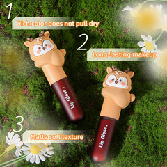 跨境熱賣MANSLY亞馬遜速賣通可愛口紅啞光不沾杯唇彩唇釉學生批發