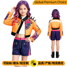 跨境新款韩流K-POP猎魔女团cos服鲁米cosplay衣服欧美儿童套装