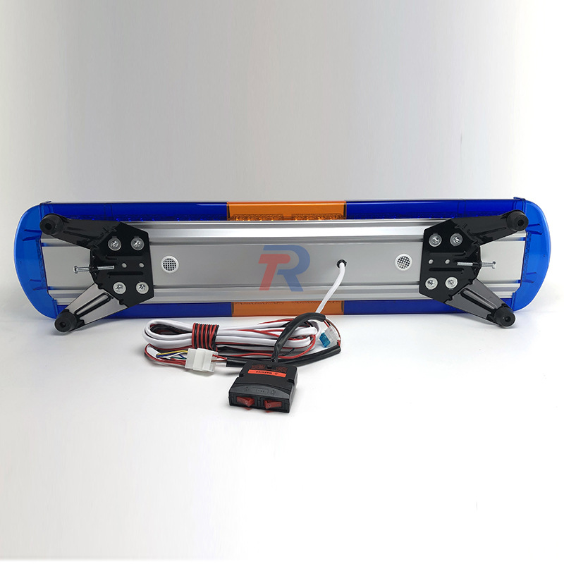 100CM39 pulgadas ultra delgada azul amarillo azul 72LED / rescate techo flash camión coche larga fila luz de advertencia