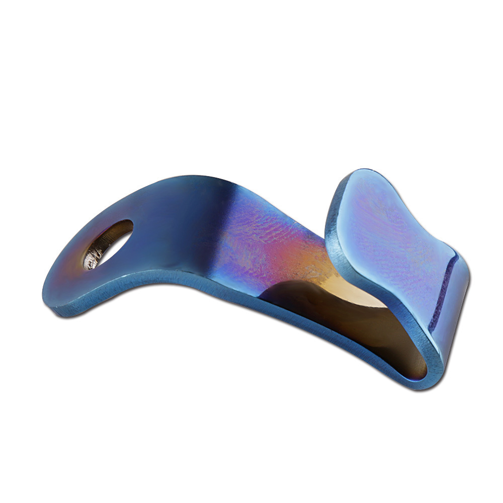 Accesorios de la motocicleta casco gancho Universal de acero Inoxidable de color de titanio scooter gancho espejo trasero asiento conveniente pequeño gancho