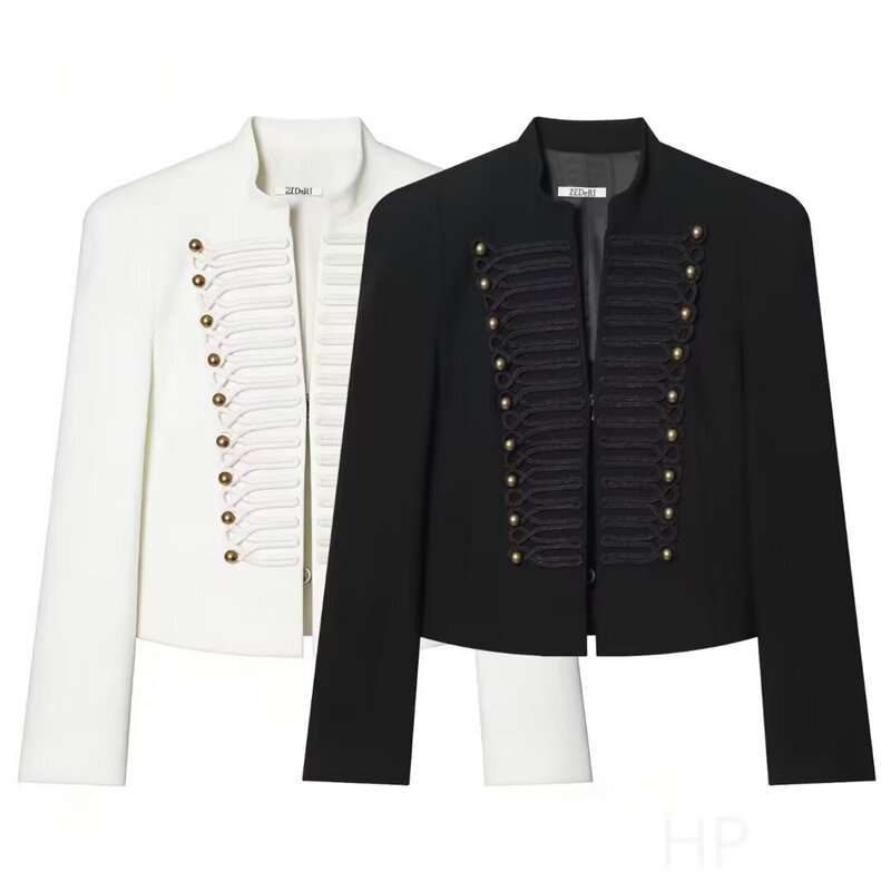 Taop&Za Women's Clothing 2026 Summer New European and American Style Fashionable Slim-Fit Suit Jacket with Shoulder Pads 4840798
