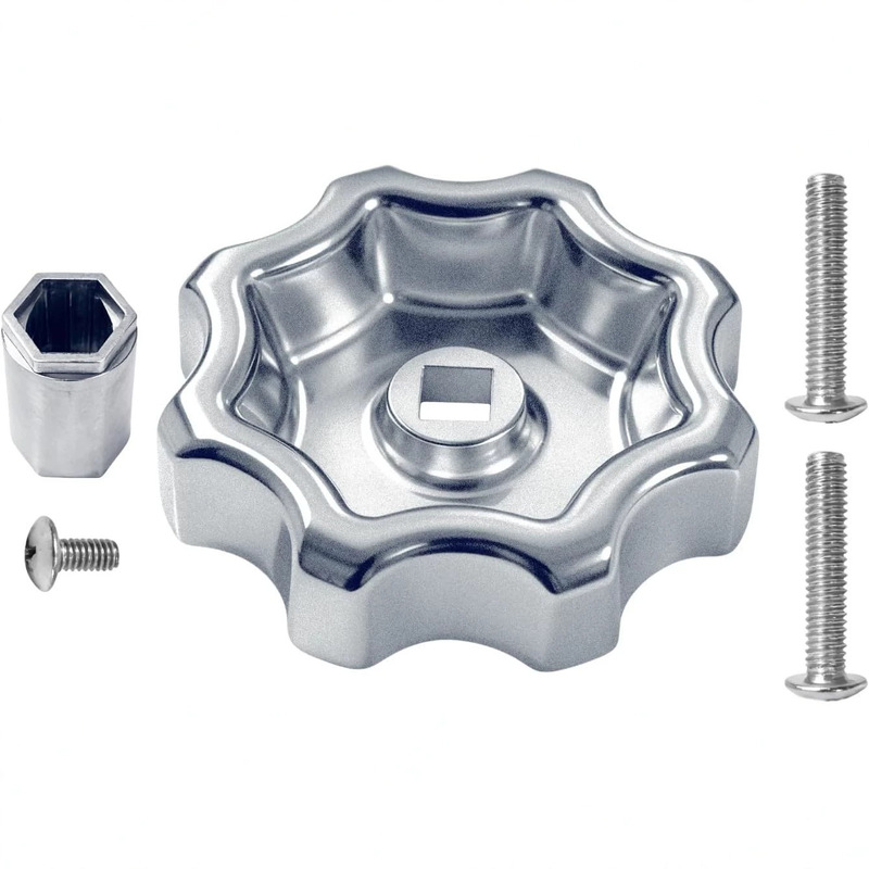 Outdoor faucet handle replacement part compatible with Danco, includes screws HJ