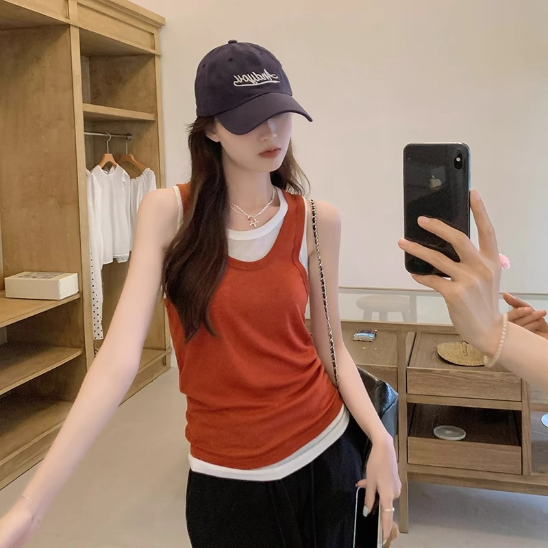 Retro thin breathable summer T-shirt