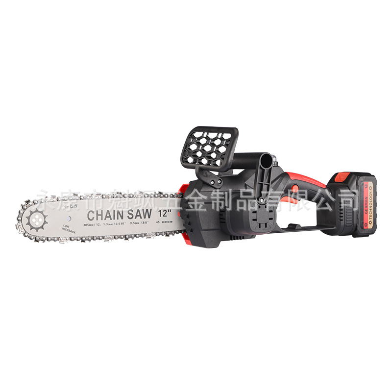 12 pulgadas de litio sin escobillas motosierra madereras cortadoras de ramas fabricantes de comercio exterior transfronterizas al por mayor herramientas eléctricas de acero manganeso aluminio