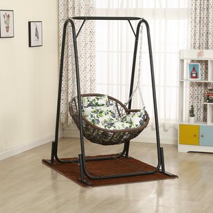 Hanging Basket Rattan Chair Single Children's Swing Indoor and Outdoor Home Rocking Chair Balcony Hanging Orchid Bird's Nest Cradle Chair Swing Chair