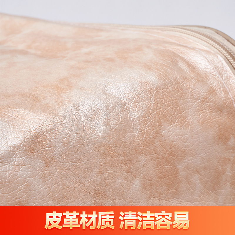 pvc皮革钢丝手提袋拉链包装袋婚庆被子收纳袋皮革钢丝包装袋厂家|undefined