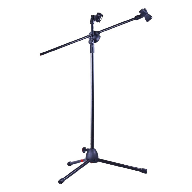 Soporte de micrófono profesional para transmisión en vivo, bandeja para tarjeta de sonido, soporte de micrófono ajustable para presentaciones en escenario, modelo de micrófono, equipo de audio