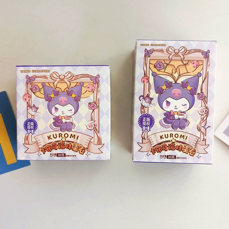 Печенье-ролл с кремовой начинкой «Sanrio» в коробке, 30 г, Kulomi детский сувенир на день рождения и праздник