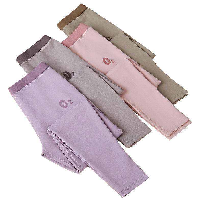 Pantalones largos pantalones calientes de cintura alta desgaste interior inconsútil polainas otoño y el invierno las nuevas mujeres engrosadas vientre contratación las