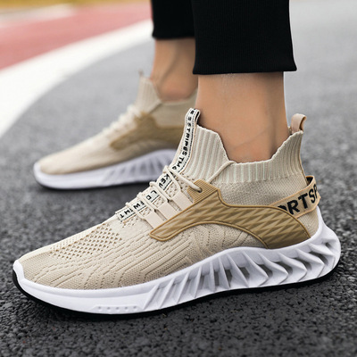 Manufactor Direct selling new pattern Men's Shoes Trend Casual shoes fashion soft sole gym shoes Blade ventilation Running shoes