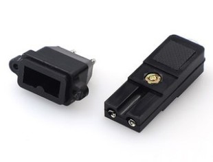 Electric batch power cord plug electric screwdriver 2-hole power socket small wire male and female DC connector