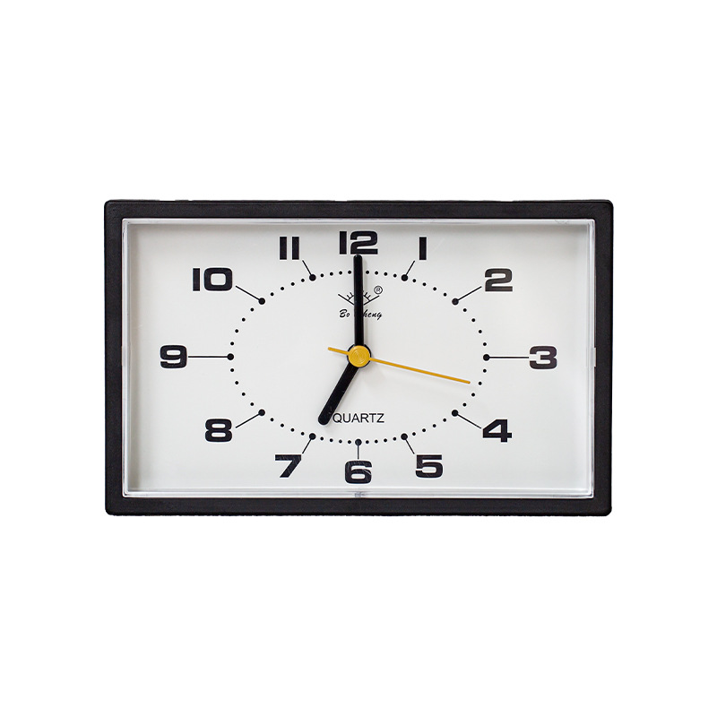 Reloj de escritorio despertador simple reloj de sala de estar reloj de asiento de plástico europeo silencioso dormitorio reloj de escritorio creativo reloj de niños reloj de péndulo image 8