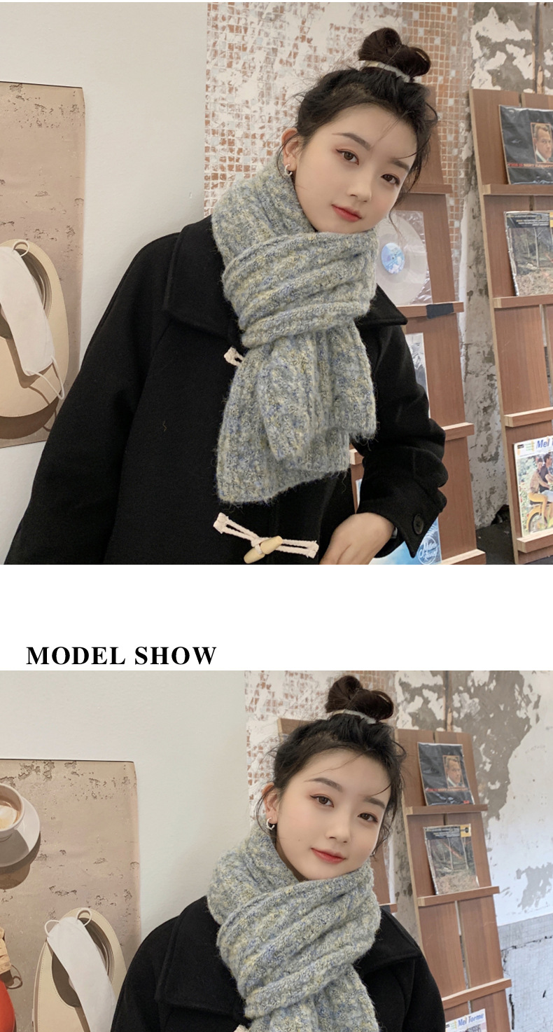 Wool Warm Knitted Scarf NSCM101103