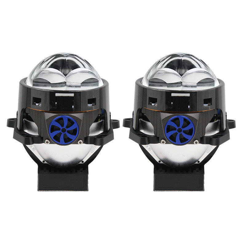 2025 nuevo BS02 LED3.0 sin pérdidas lente de luz dual iluminación delantera LED automóvil de alta potencia doble recta
