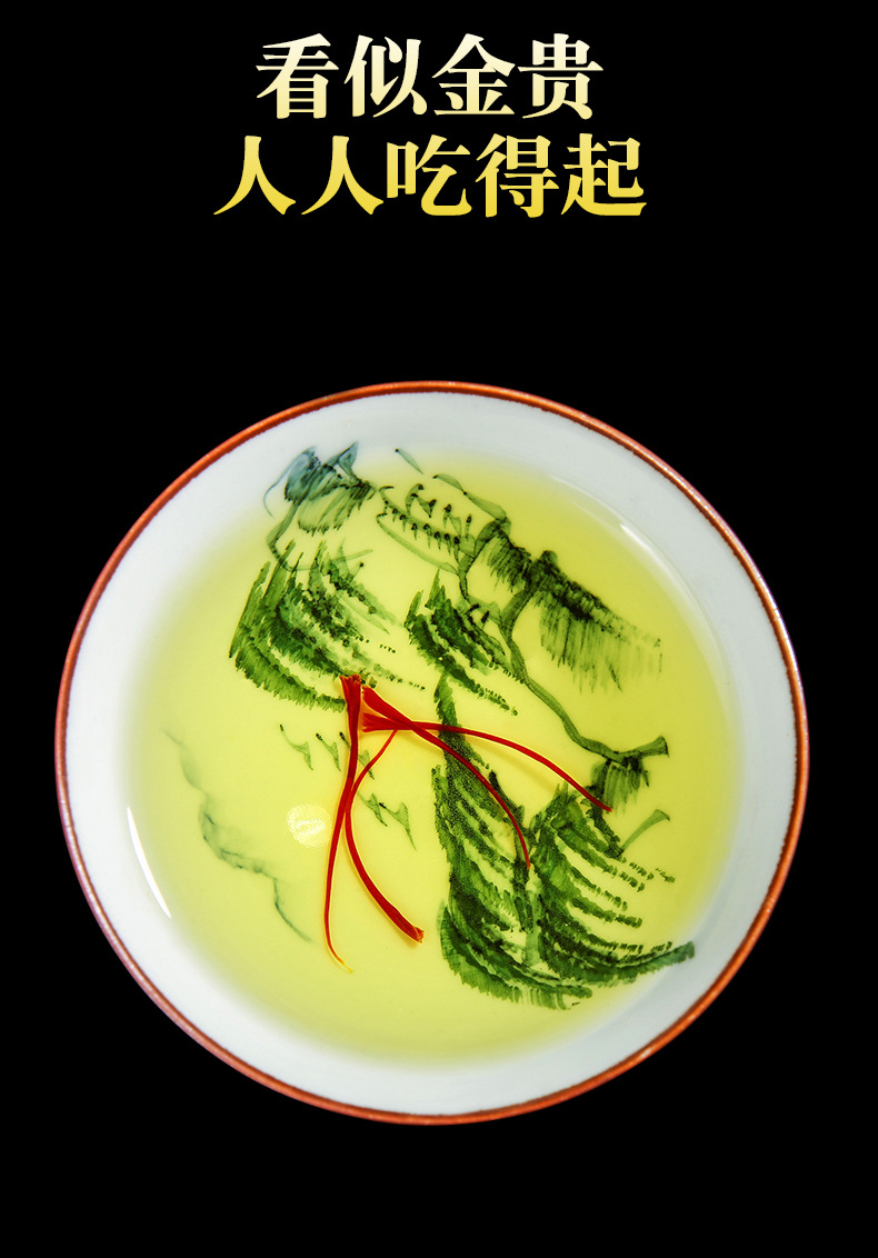 Iranian Saffron Threads Zang Hong Hua Premium Long Filaments 1g Bottle for Tea and Culinary Use quality and texture