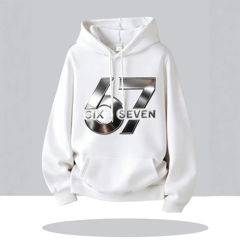 Chrome-Plated Metallic Hooded Sweatshirt, Street Style, Lazy Style, Basic Long-Sleeved Casual Hoodie for Students, Loose White Hood Chrome-Plated Metallic Hooded Sweatshirt, Street Style, Lazy Style, Basic Long-Sleeved Casual Hoodie for Students, Loose White Hood