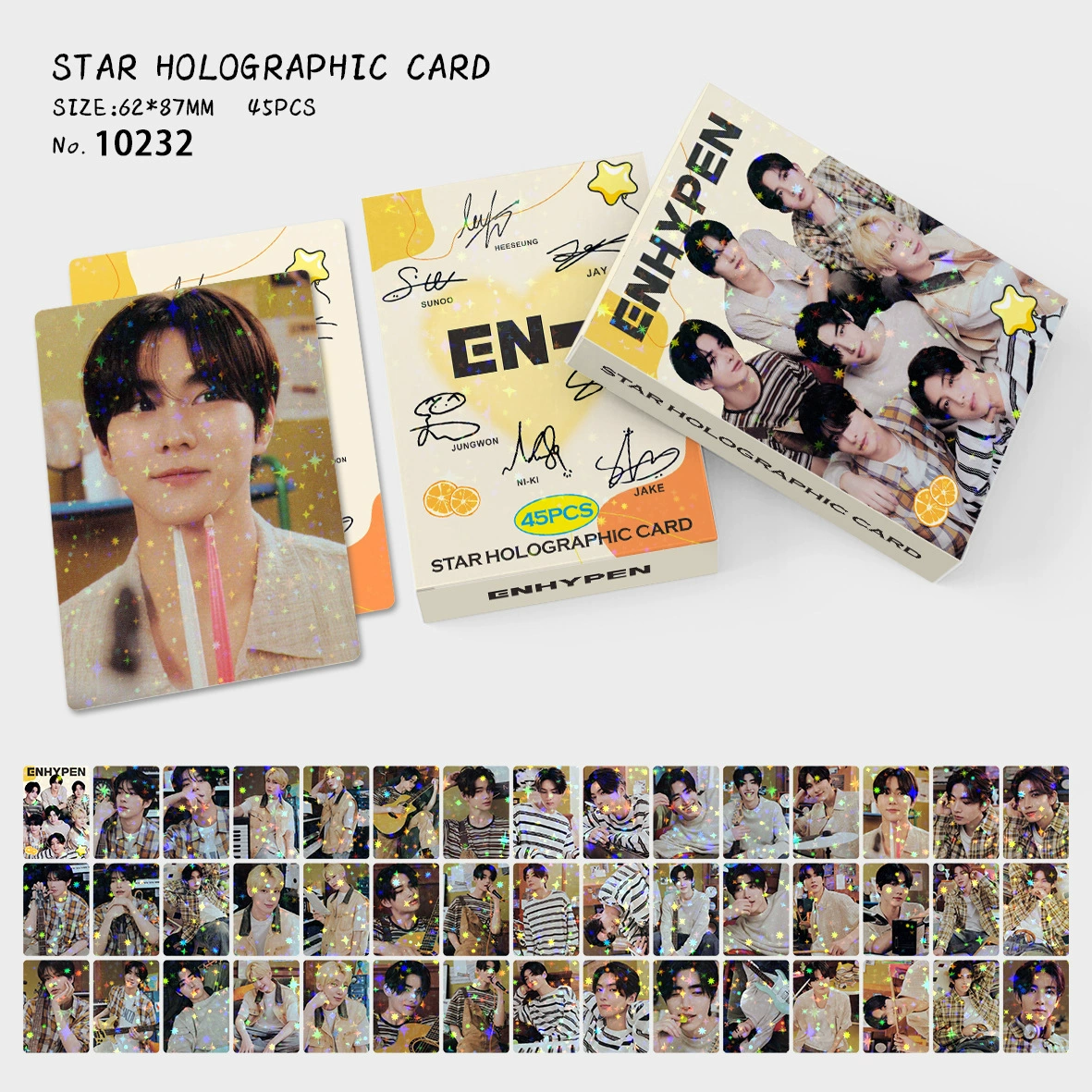 Поп selling 45 Е группы звёздных лазерных открыток KPOP звезда периферийная LOMO маленькие открытки