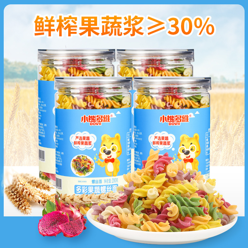 다채로운 과일 및 야채 나사 표면 200g * 4