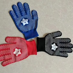 Factory Direct Sale Safety Gloves, Nylon, for Kindergarten, Primary School Students, Garden, Outdoor, Non-Slip, for Children's Performance