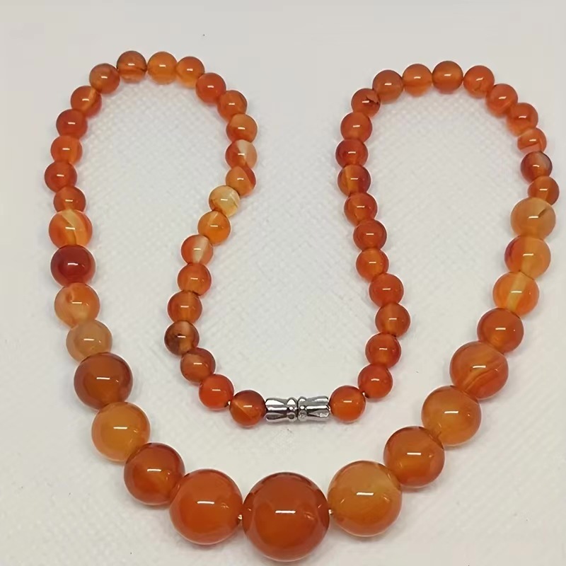 temu Xiyin TK クロスボーダーホットスタイルネックレス天然水草瑪瑙天然石製ネックレスメーカー在庫卸売|undefined