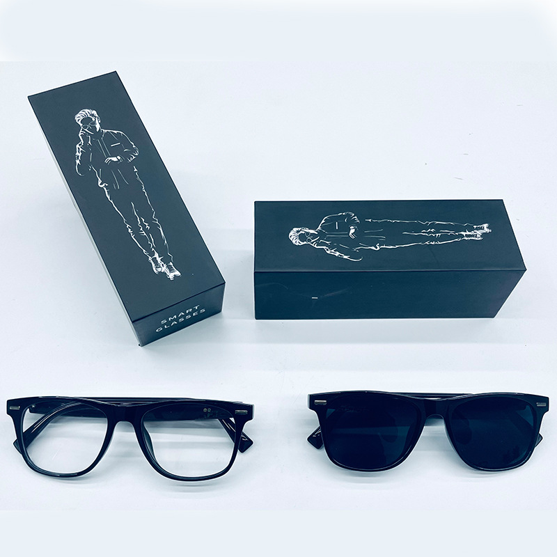 Nuevas gafas Bluetooth inteligentes, llamadas Bluetooth, gafas de sol polarizadas táctiles binaurales, celebridades de Internet, las mismas gafas de sol para escuchar música