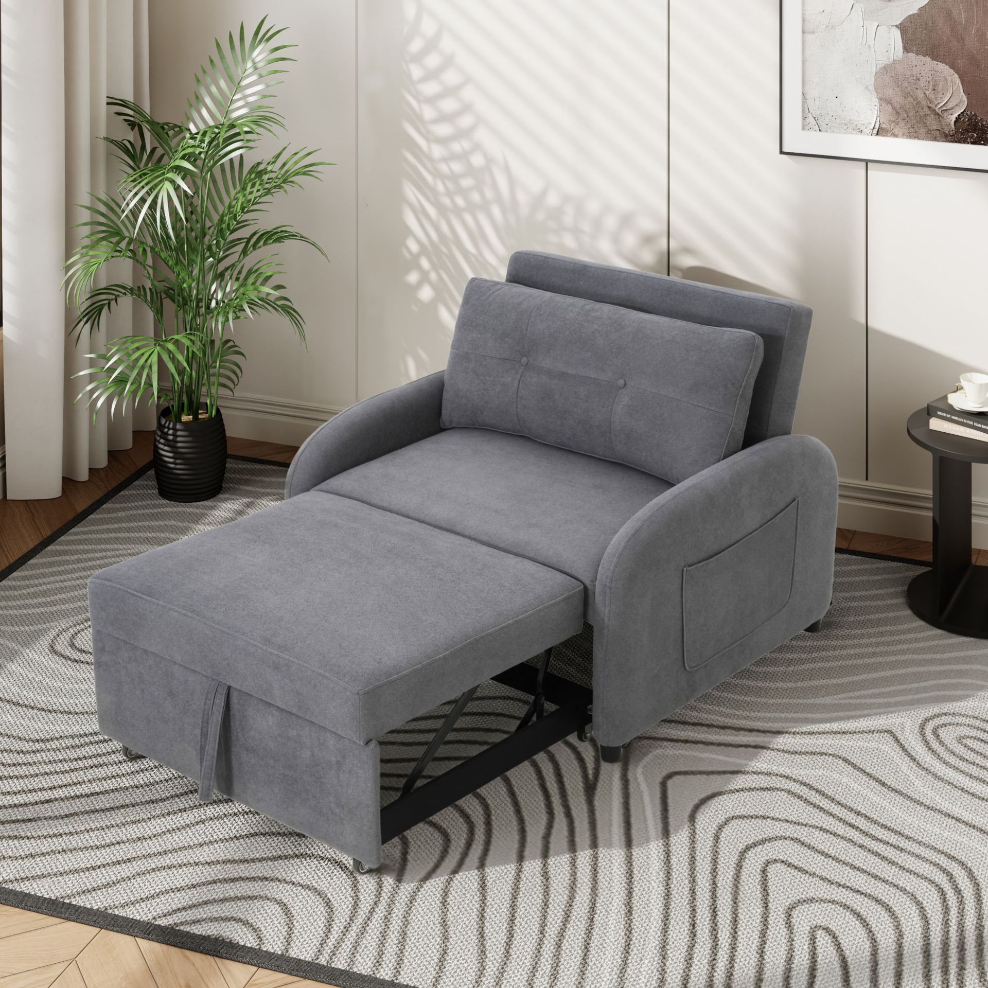 Sofá cama ajustable moderna simple extraíble sala de estar apartamento comercio exterior Amazon al por mayor multifuncional