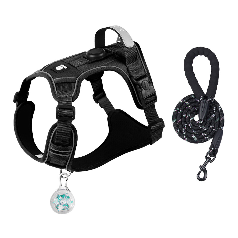 Transfronterizos mayorista correa de pecho para perros adaptar airtag localizador pecho espalda entrenamiento al aire libre anti-perderrida cuerda de tracción para perros