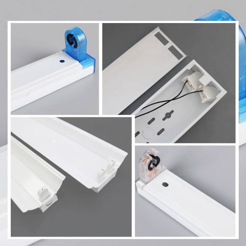 LED-интегрированная планка кристальный головной кронштейн, одиночная лента, водонепроницаемое водяное крепление с регулируемой яркостью, двойная плоская диммируемая тройная световая установка