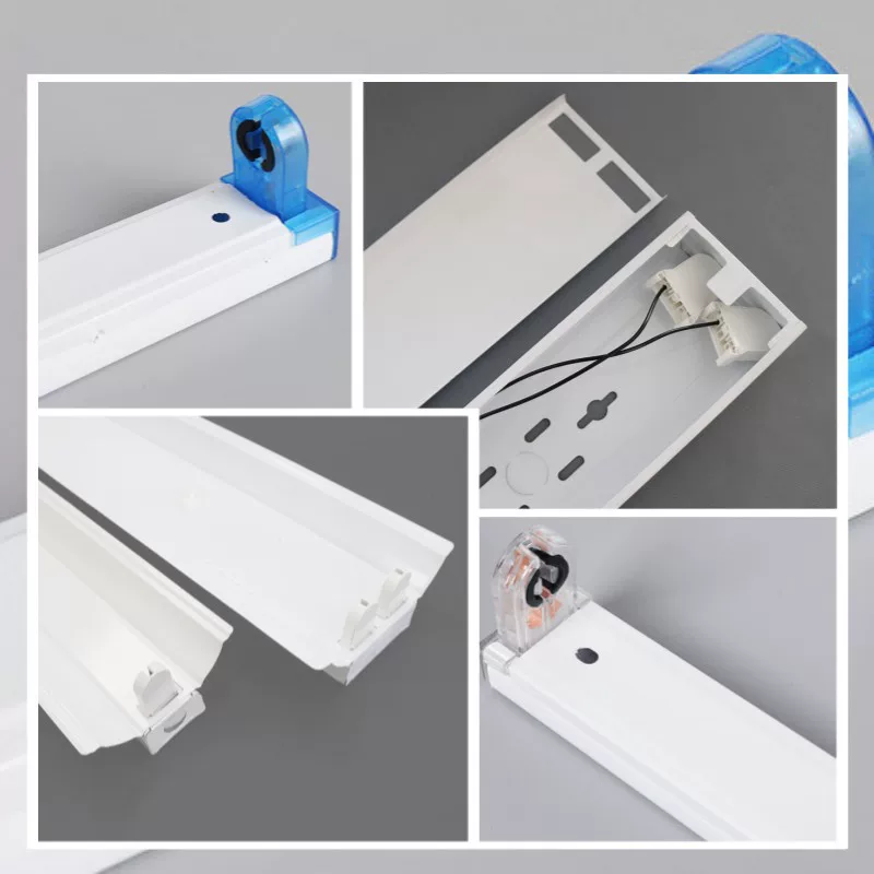 LED-интегрированная планка кристальный головной кронштейн, одиночная лента, водонепроницаемое водяное крепление с регулируемой яркостью, двойная плоская диммируемая тройная световая установка