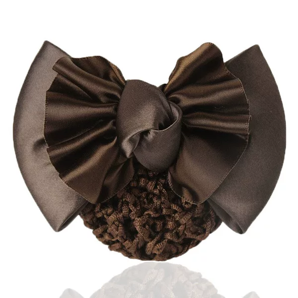 Professional headdress flower hair net pocket Korean style nurse hair accessories bank Post Hotel headwear stewardess work hairpin
