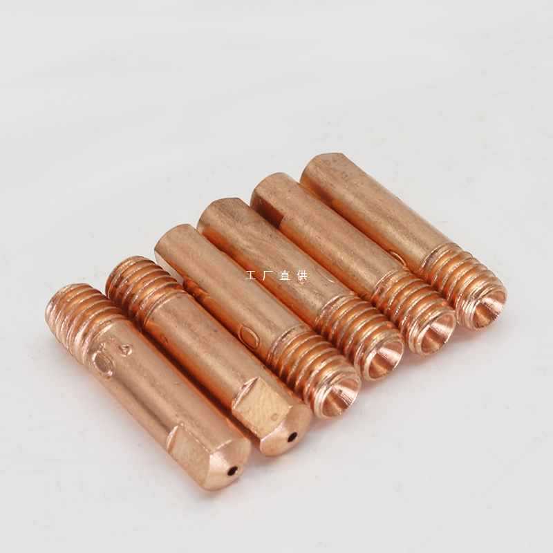 5IJO1K导电嘴宾采尔0.8送丝欧式二保焊机配件大全焊枪1.2导丝咀