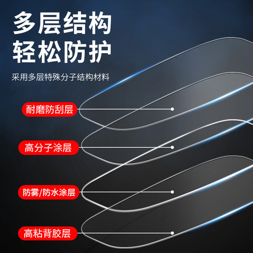 Helmet anti-fog film universal motorbike helmet anti-fog lens protector electric bike helmet mirror anti-rain film winter