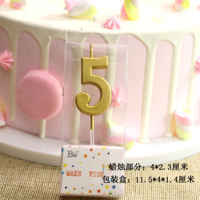 デジタルキャンドルケーキデコレーションゴールデンデジタルベーキングロングポールスレッドクリスタル誕生日キャンドルパーティー雰囲気用品|undefined
