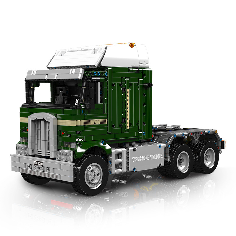 Yuxing coche modelo nuevo producto 13202 neumático K100 Aerodyne camión de cabeza plana control remoto eléctrico bloques de construcción juguetes