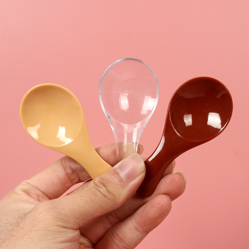 ABS simulación cuchara modelo DIY divertido hecho a mano comida y juego vajilla muñeca casa comida decoración simulación cuchara juguete