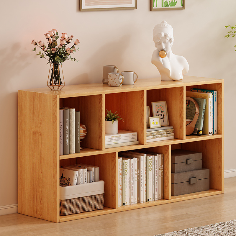 Estante de piso a techo Estante de rejilla Kalek Gabinete de ocho compartimentos Gabinete de partición de borde de cama Librería combinada de jardín de infantes