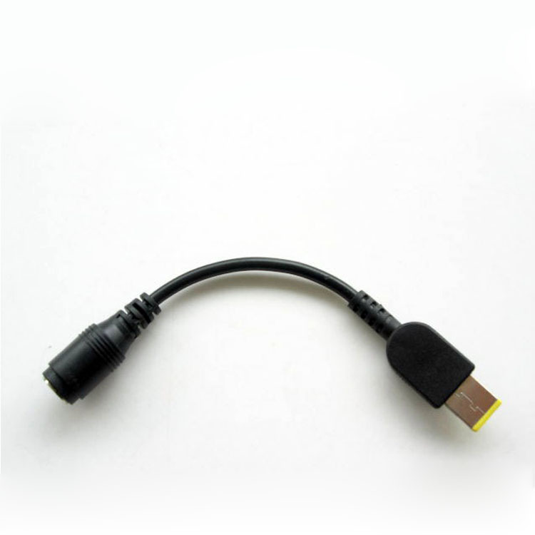 Applicable to Lenovo ThinkPad notebook docking station power conversion head round Port to square Port