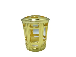 Metal incense cover hardware incense protection hollow cover can be customized mold opening size aromatherapy bottle clearance