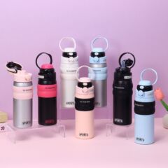 新品316ステンレスダブルドリンク保温カップ真空ポータブルカップ屋外高颜値女性手持ち家庭用カップ